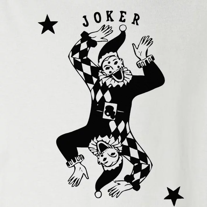 Joker Jester Clown Card Poker Playing Wild Card Gift Toddler Long Sleeve Shirt