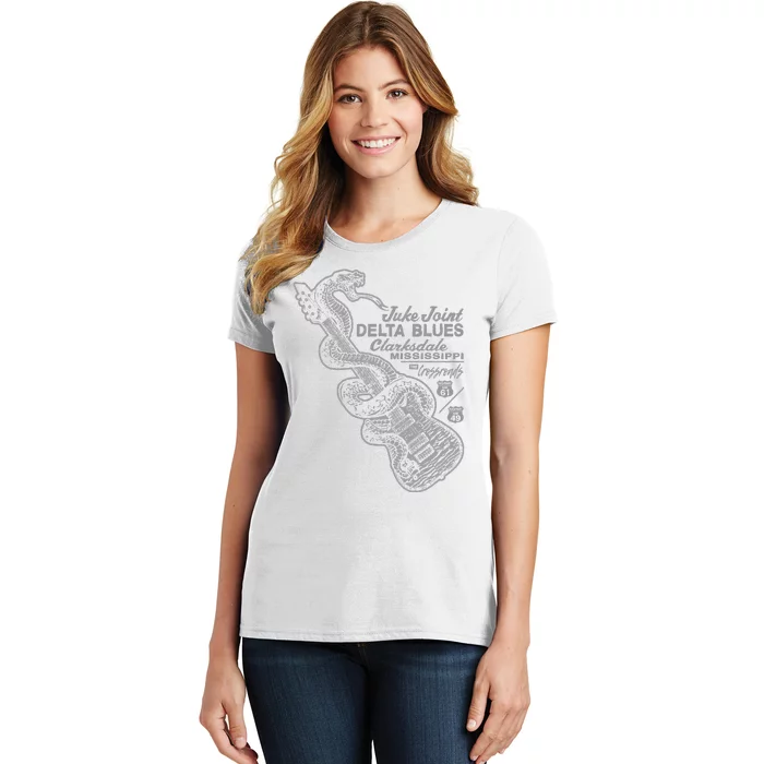 Juke Joint Delta Blues Music Women's T-Shirt