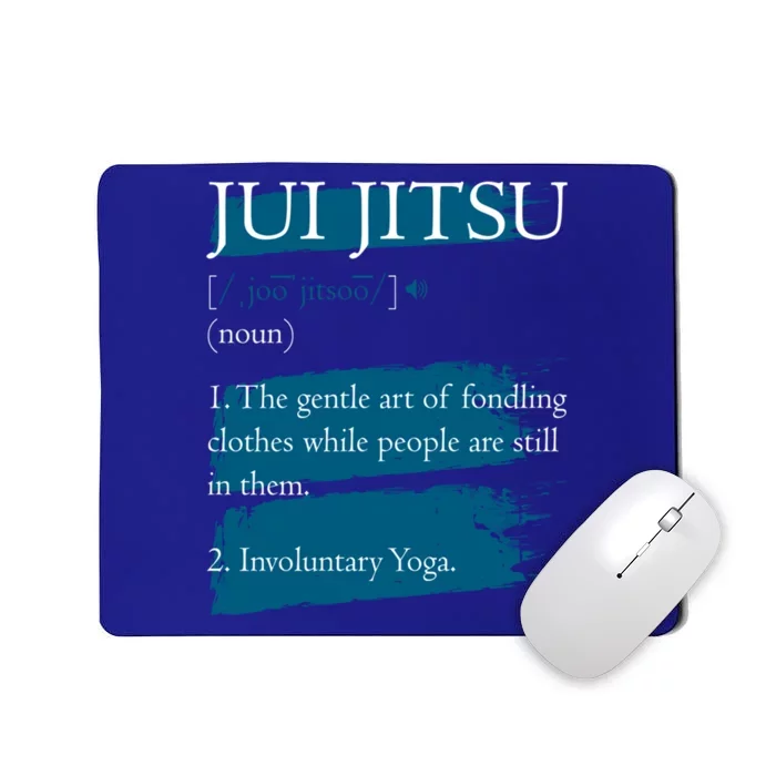 Jiu Jitsu Definition Brazilian Bjj Mixed Martial Arts Cool Gift Mousepad