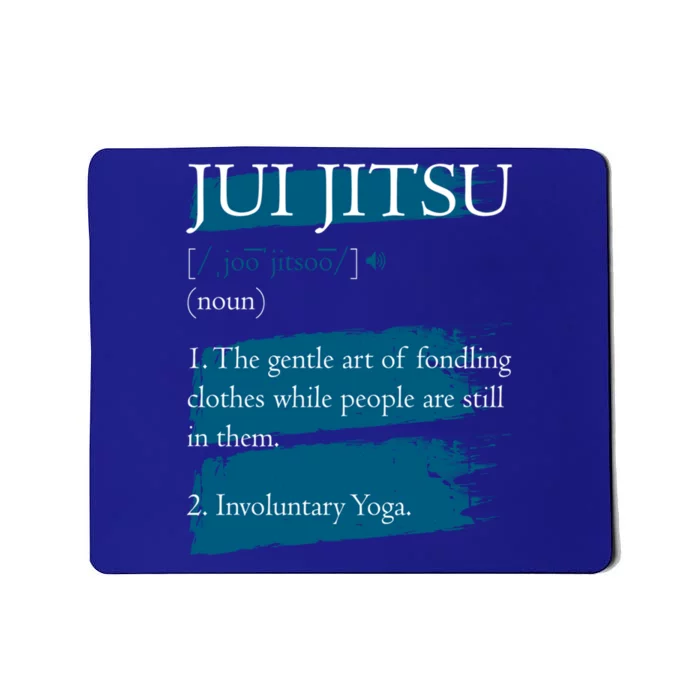 Jiu Jitsu Definition Brazilian Bjj Mixed Martial Arts Cool Gift Mousepad