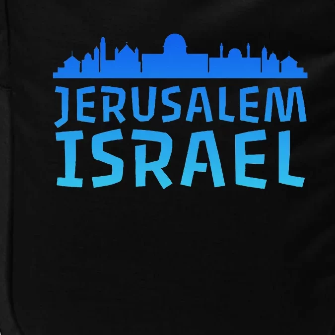 Jewish Jerusalem Design I Love Israel Impact Tech Backpack