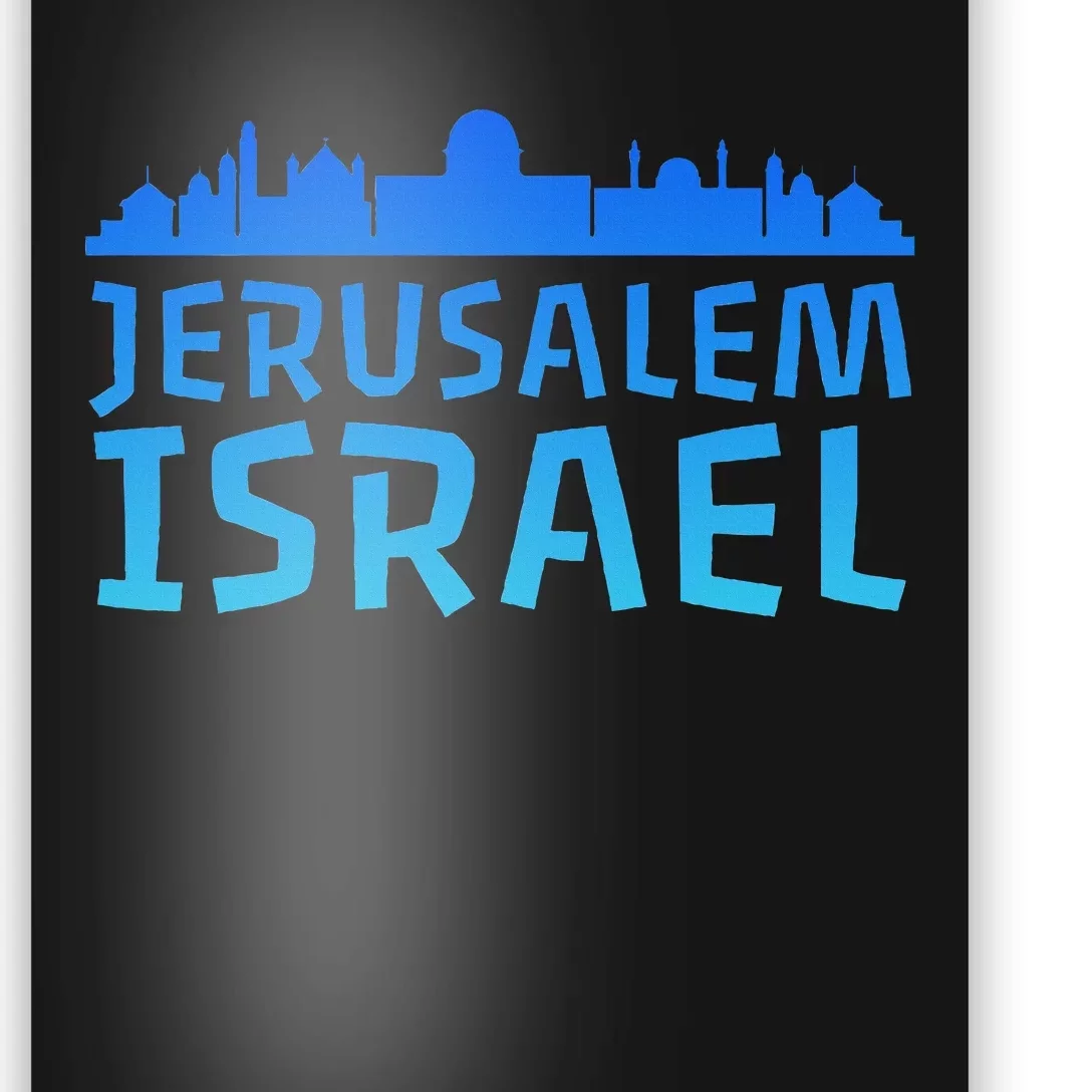 Jewish Jerusalem Design I Love Israel Poster