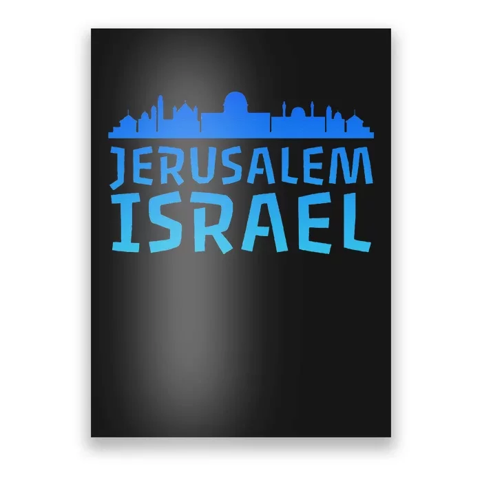 Jewish Jerusalem Design I Love Israel Poster