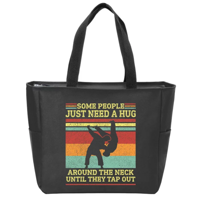 Jiu Jitsu Dad Like A Normal Dad But Cooler BBJ Jiu Jitsu Zip Tote Bag