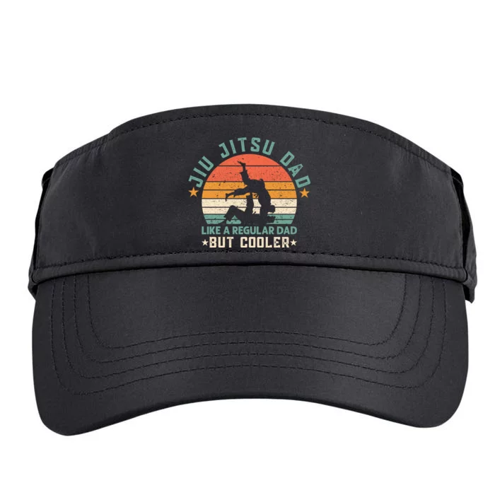 Jiu Jitsu Dad Like A Regular Dad But Cooler Adult Drive Performance Visor