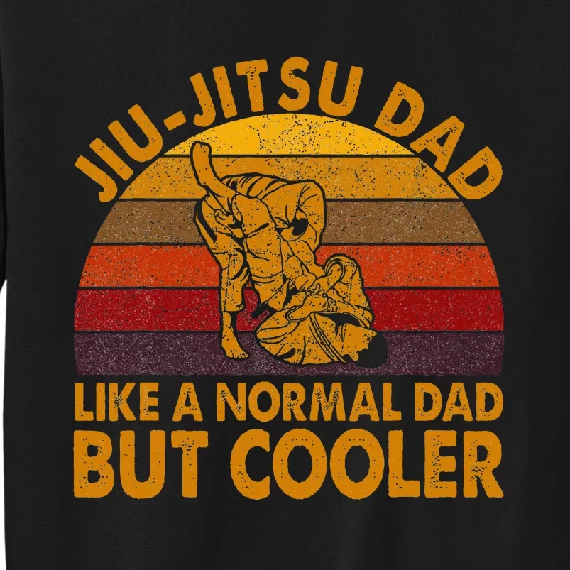 Jiu Jitsu Dad Retro Bjj Brazilian Jujitsu Sweatshirt