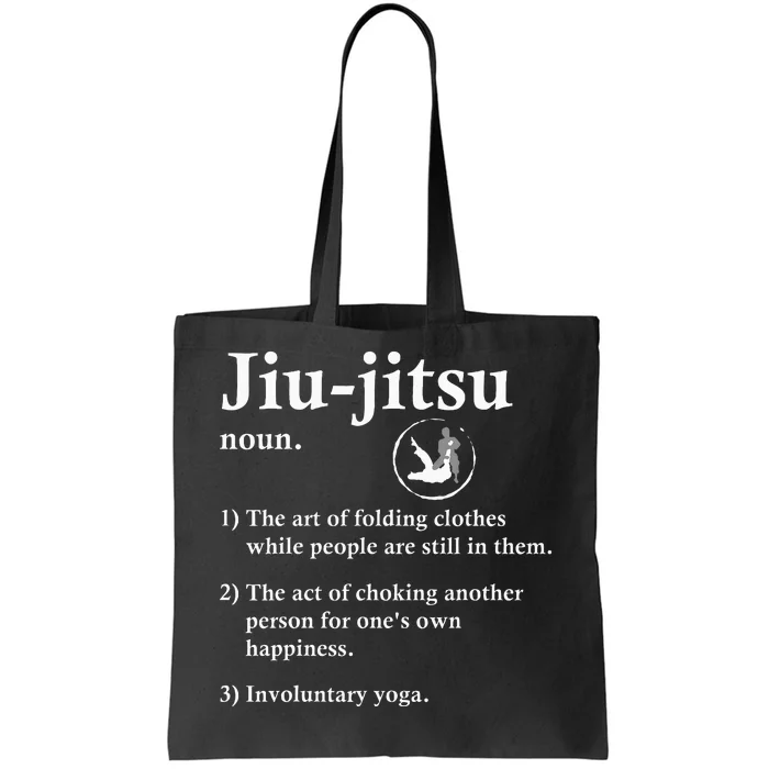 Jiu Jitsu Definition Funny Bjj Tote Bag