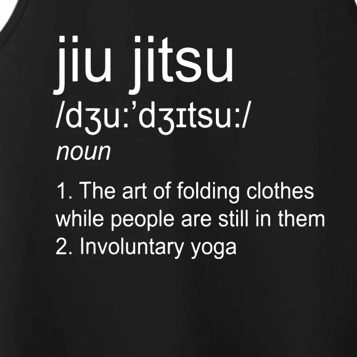 Jiu Jitsu Definition Martial Arts Performance Tank