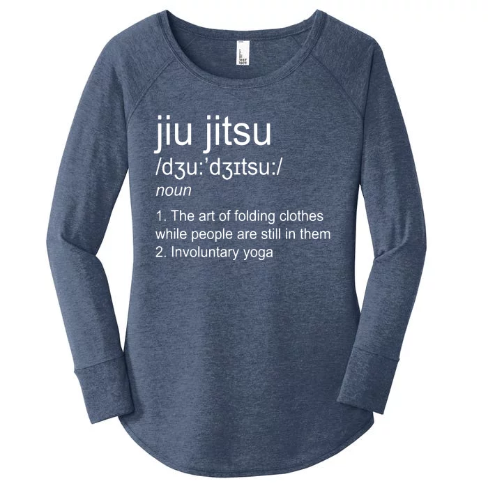 Jiu Jitsu Definition Martial Arts Women's Perfect Tri Tunic Long Sleeve Shirt