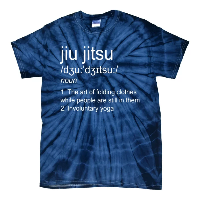 Jiu Jitsu Definition Martial Arts Tie-Dye T-Shirt