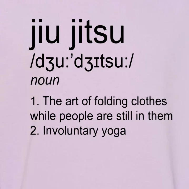 Jiu Jitsu Definition Martial Arts Garment-Dyed Sweatshirt