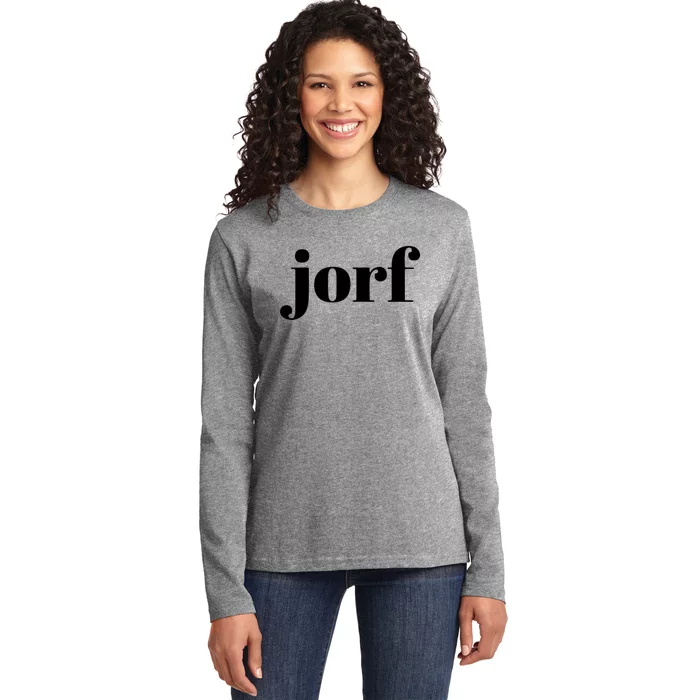 Jorf Jury Duty Ladies Long Sleeve Shirt