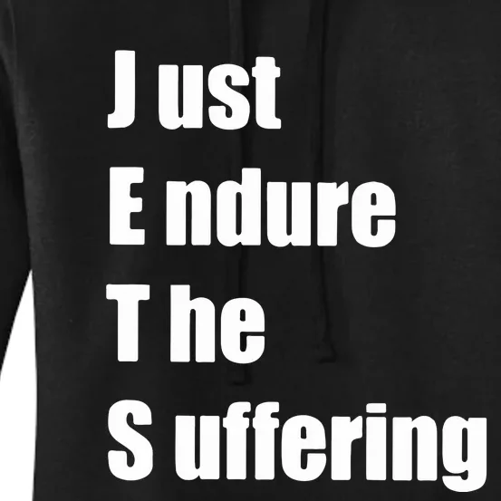 Jets Just Endure Suffering Women's Pullover Hoodie