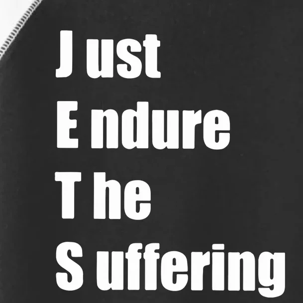 Jets Just Endure Suffering Toddler Fine Jersey T-Shirt