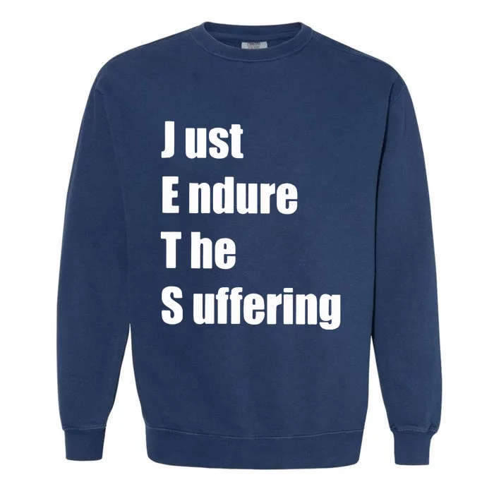 Jets Just Endure Suffering Garment-Dyed Sweatshirt