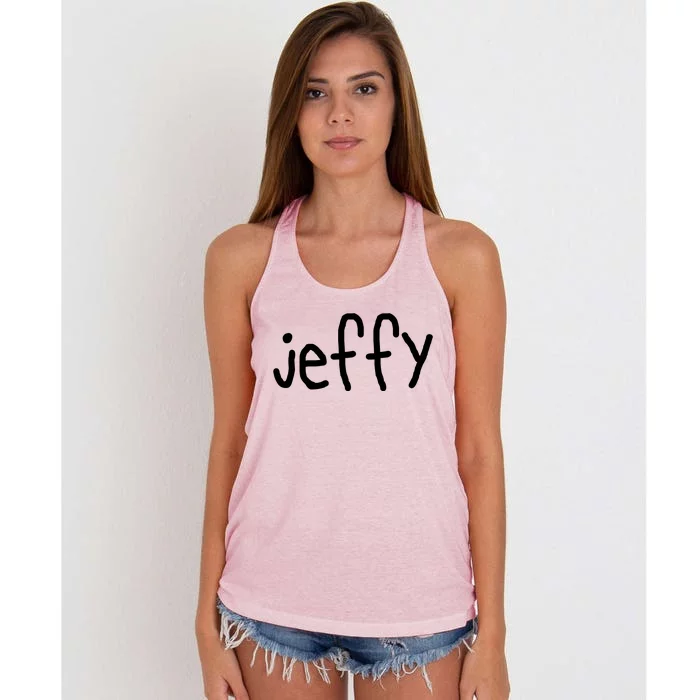 Jeffy Women's Knotted Racerback Tank