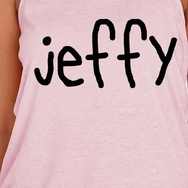 Jeffy Women's Knotted Racerback Tank