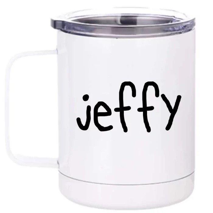 Jeffy Front & Back 12oz Stainless Steel Tumbler Cup