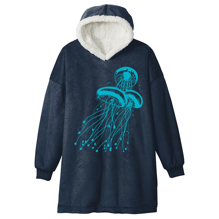 Jellyfish Hooded Wearable Blanket