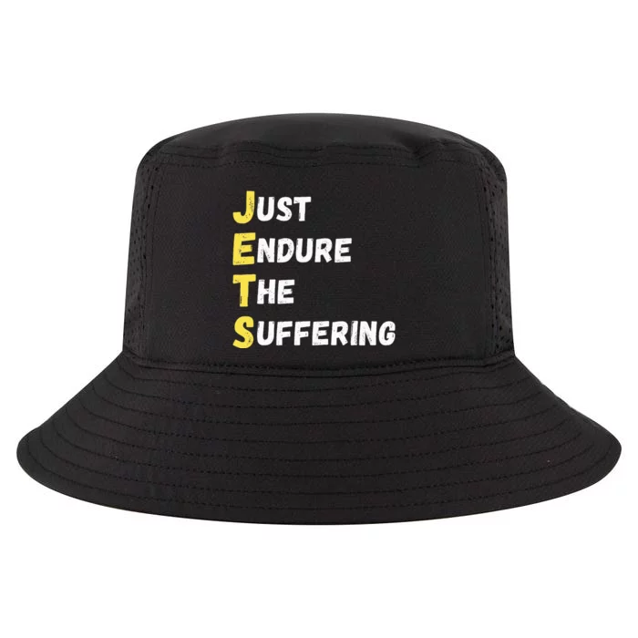 Jets Just Endure The Suffering Cool Comfort Performance Bucket Hat