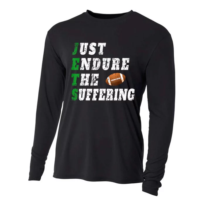 Jets Just Endure The Suffering Cooling Performance Long Sleeve Crew