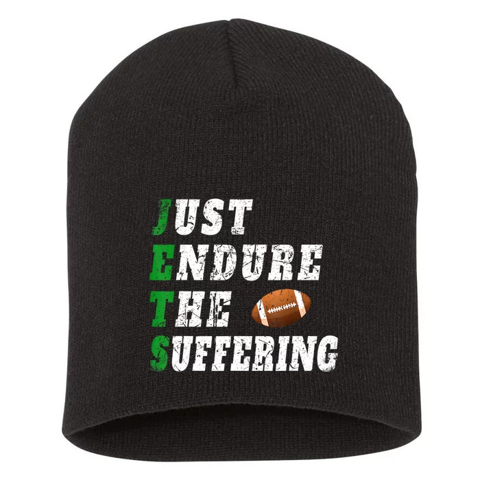 Jets Just Endure The Suffering Short Acrylic Beanie