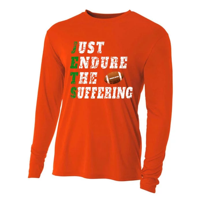 Jets Just Endure The Suffering Cooling Performance Long Sleeve Crew