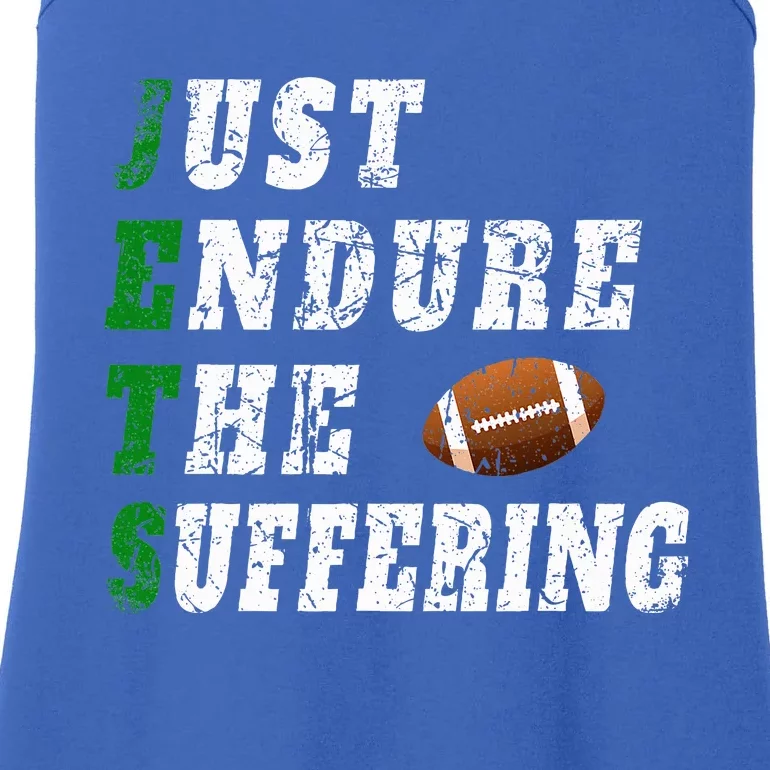 Jets Just Endure The Suffering Ladies Essential Tank