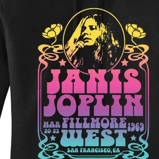 J.A.N.I.S J.O.P.L.I.N Fillmore West Women's Pullover Hoodie