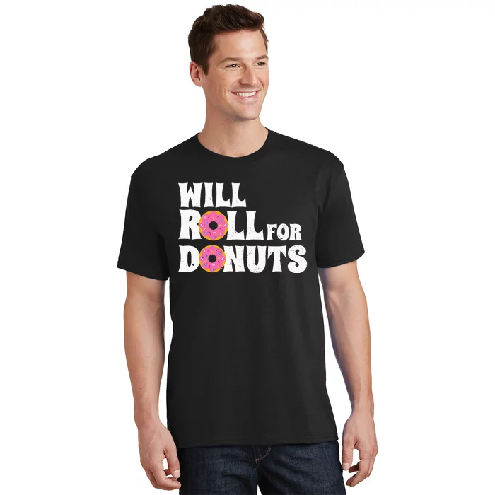 Jiu Jitsu Funny Will Roll For Donuts BJJ T-Shirt