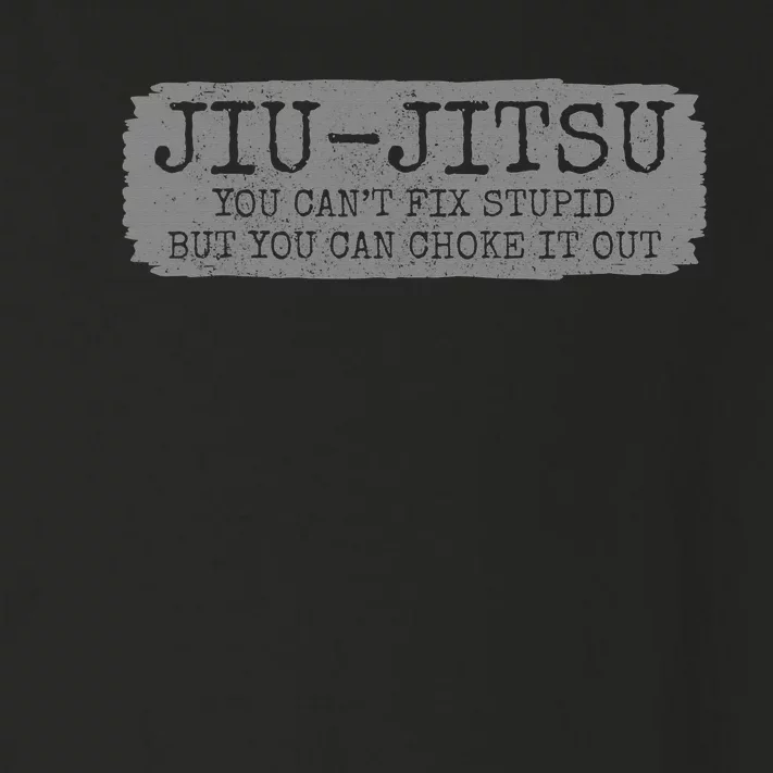 Jiu Jitsu Funny Can't Fix Stupid BJJ MMA Jujitsu Toddler Long Sleeve Shirt