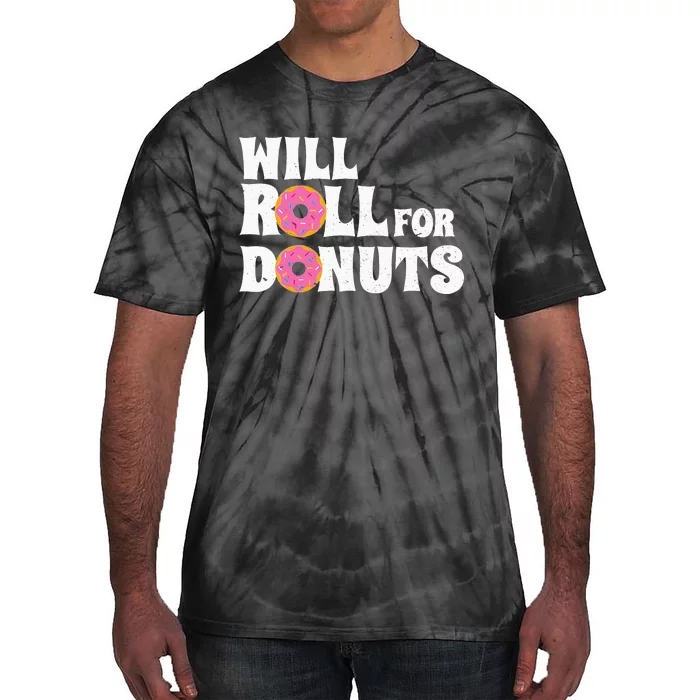 Jiu Jitsu Funny Will Roll For Donuts BJJ Tie-Dye T-Shirt