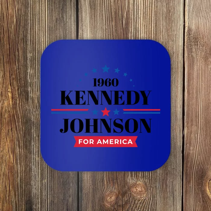 Jfk John F Kennedy Johnson Campaign Funny Gift Coaster