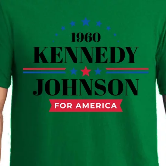 Jfk John F Kennedy Johnson Campaign Funny Gift Pajama Set