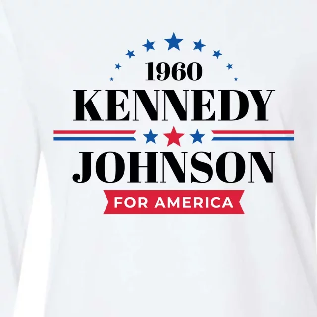 Jfk John F Kennedy Johnson Campaign Funny Gift Womens Cotton Relaxed Long Sleeve T-Shirt