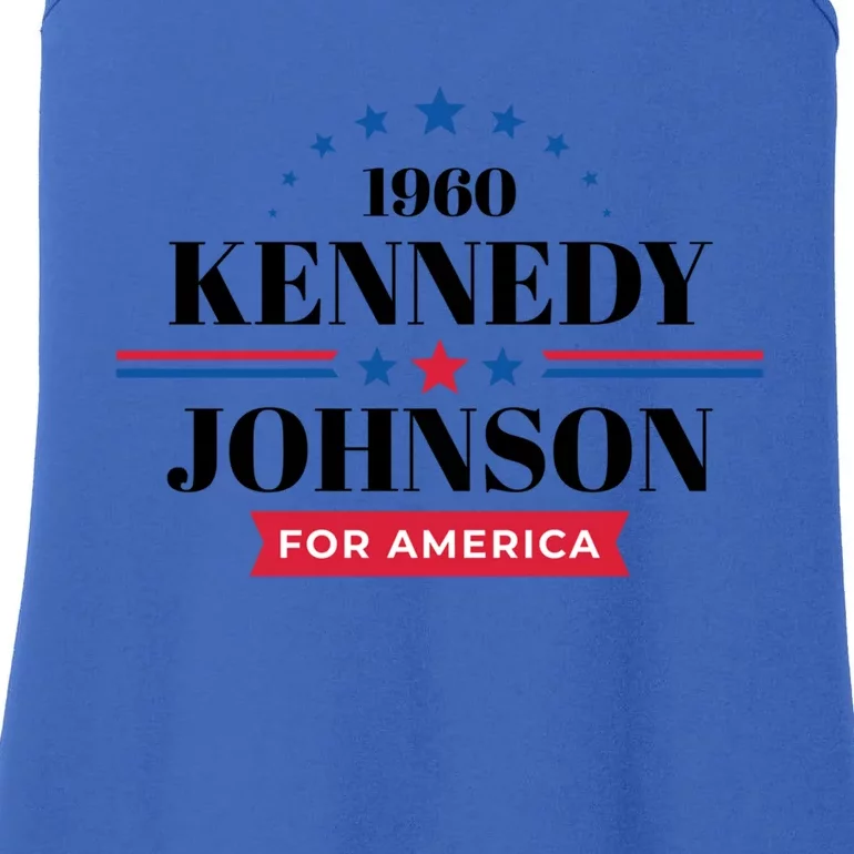 Jfk John F Kennedy Johnson Campaign Funny Gift Ladies Essential Tank