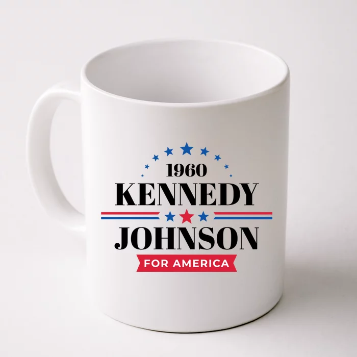 Jfk John F Kennedy Johnson Campaign Funny Gift Front & Back Coffee Mug