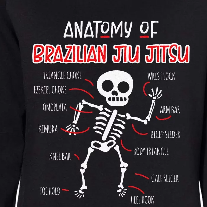 Jiu Jitsu Funny BJJ Gifts Christmas Spooky Skeleton Womens California Wash Sweatshirt