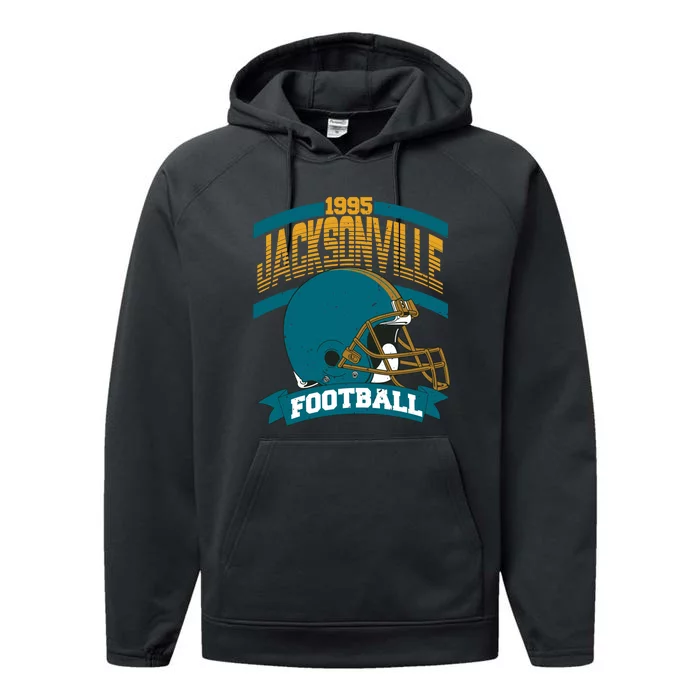 Jacksonville Jaguar Football Team Supporter Performance Fleece Hoodie