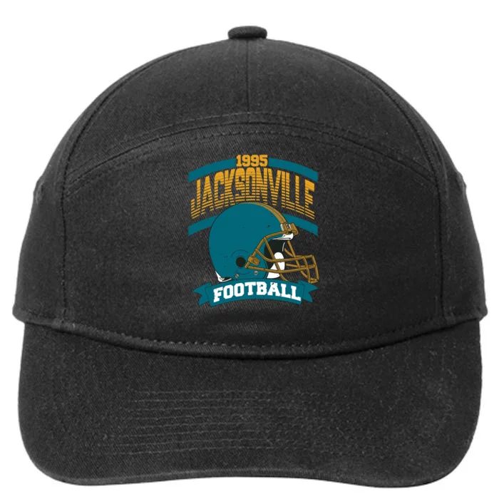 Jacksonville Jaguar Football Team Supporter 7-Panel Snapback Hat