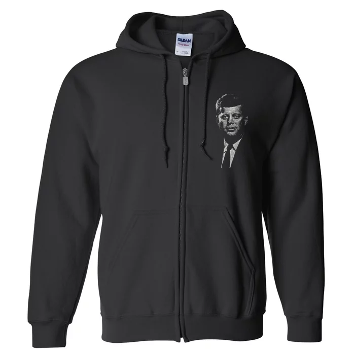 Jfk John F Kennedy Presidential Souvenir President Full Zip Hoodie