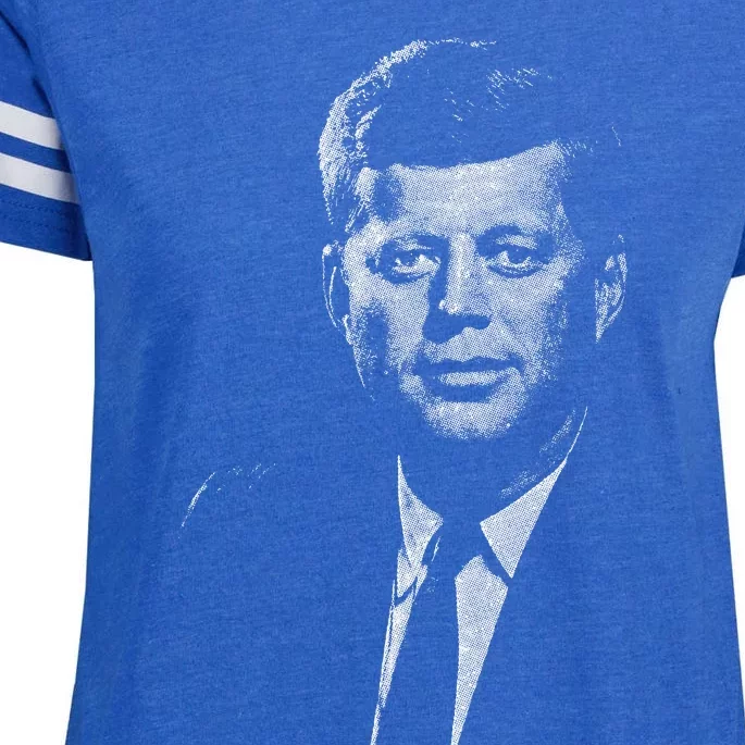 Jfk John F Kennedy Presidential Souvenir President Enza Ladies Jersey Football T-Shirt