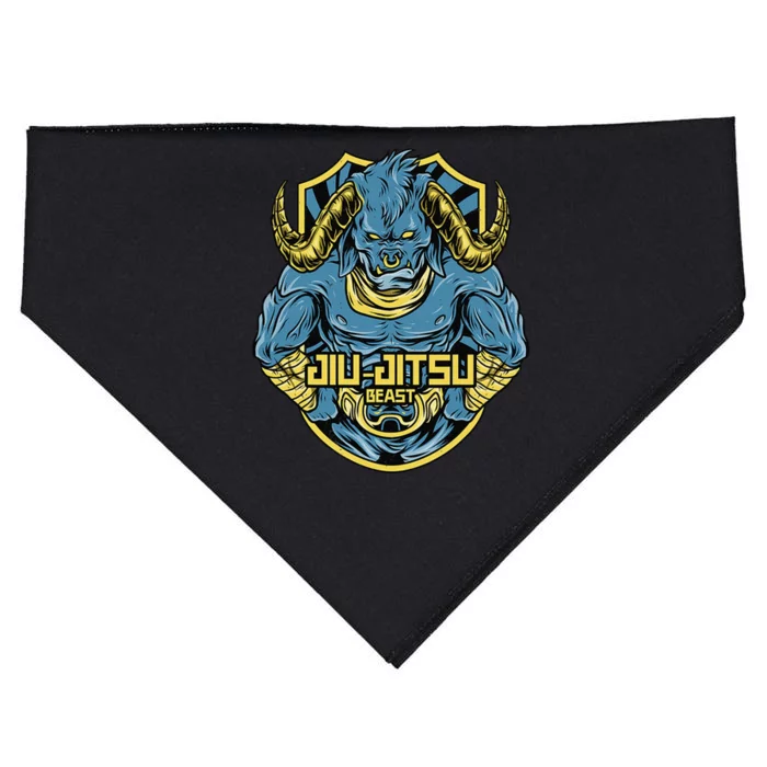 Jiu jitsu Funny definition BJJ or MMA grappler USA-Made Doggie Bandana