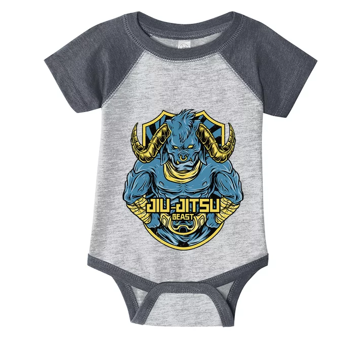 Jiu jitsu Funny definition BJJ or MMA grappler Infant Baby Jersey Bodysuit