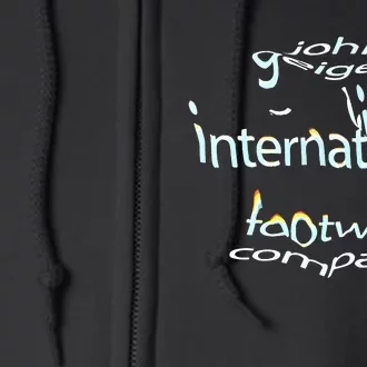 Johngeigerco John Geiger International Footwear Company Full Zip Hoodie