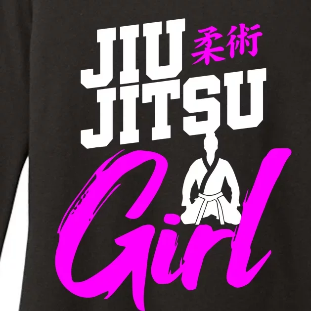 Jiu Jitsu Girl Brazilian Martial Arts Women Gift Womens CVC Long Sleeve Shirt