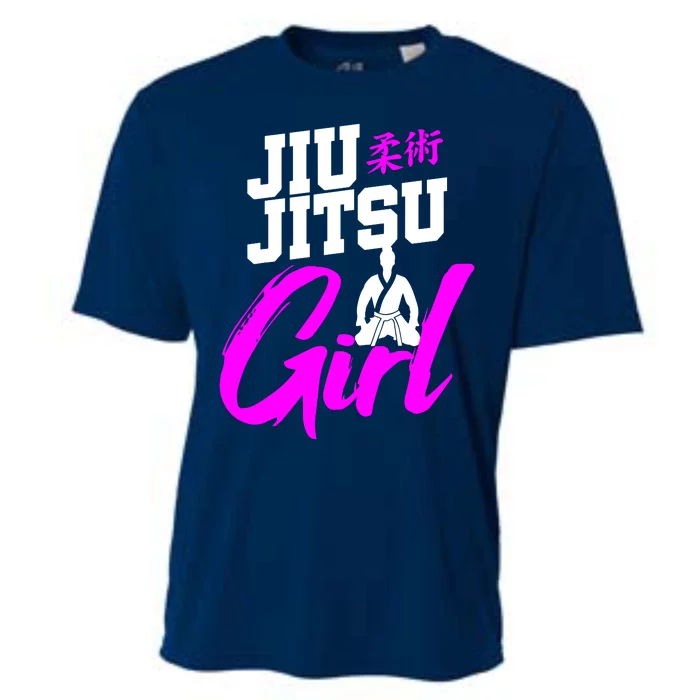 Jiu Jitsu Girl Brazilian Martial Arts Women Gift Cooling Performance Crew T-Shirt