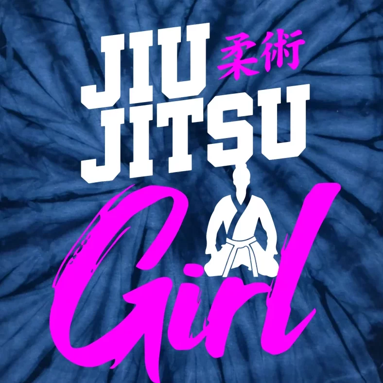 Jiu Jitsu Girl Brazilian Martial Arts Women Gift Tie-Dye T-Shirt