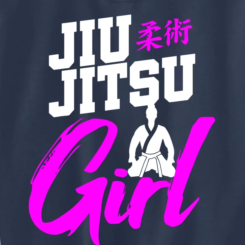 Jiu Jitsu Girl Brazilian Martial Arts Women Gift Kids Sweatshirt