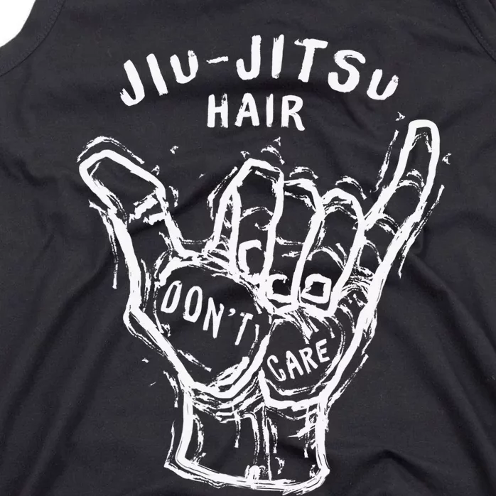 Jiu Jitsu Hair Don't Care Cool Combat BJJ MMA Tank Top